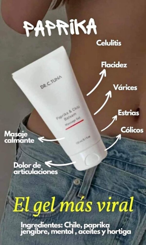 Gel de Masaje Pimentón y Chile