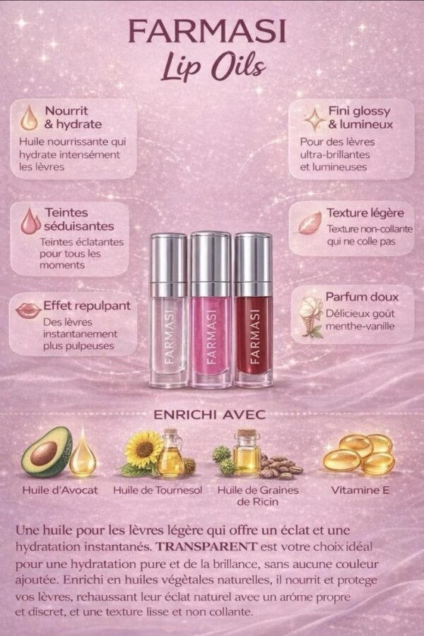 Lip oil
ACEITE PARA LABIOS